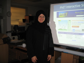 PhET in Saudi Arabia. Courtesy of Kathy Perkins