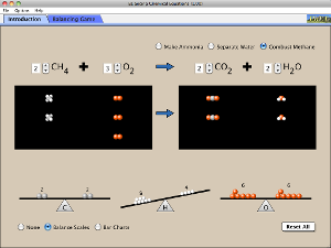 Balancing Chemical Equations Screenshot