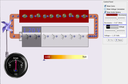 Screenshot of the simulation Battery-Resistor Circuit