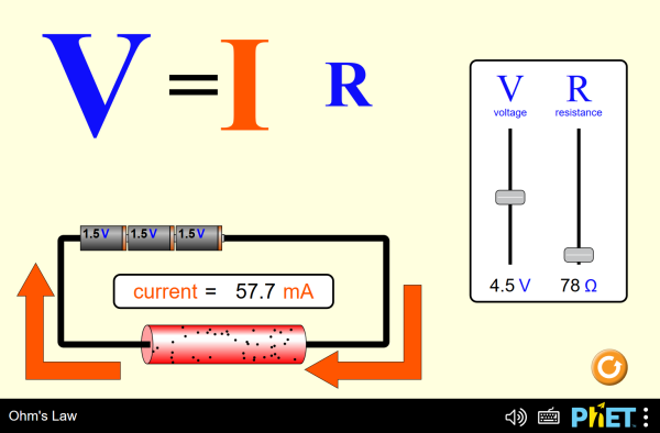 Ohm's Law Screenshot