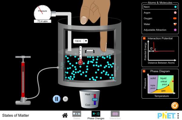 States of Matter Screenshot