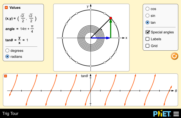 Trig Tour Screenshot